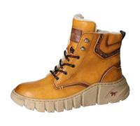 MUSTANG Damen Stiefelette Plateau Boot Warmfutter Nieten 1499-601, Größe:37 EU, Farbe:Gelb