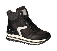 MUSTANG® Lederimitat Stiefelette, schwarz, 37 Schwarz