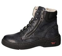 MUSTANG Damen Stiefelette Schnürboot mit Warmfutter und Reißverschluss 1436-606, Größe:37 EU, Farbe:Blau