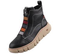 MUSTANG Damen Stiefelette sportlich Winterboot Warmfutter Plateausohle 1499-606, Größe:41 EU, Farbe:Schwarz