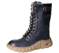 MUSTANG Damen Stiefelette sportlicher Plateau Winterboot mit Warmfutter 1499-605, Größe:38 EU, Farbe:Blau