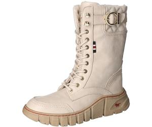 MUSTANG Damen Stiefelette sportlicher Plateau Winterboot mit Warmfutter 1499-605, Größe:40 EU, Farbe:Beige