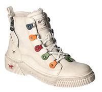 MUSTANG Damen Stiefelette warm gefüttert Bunte Schnürsenkelhalter 1436-601, Größe:39 EU, Farbe:Beige