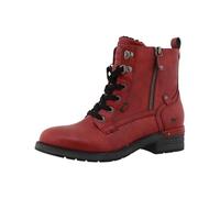 MUSTANG Damen Stiefelette Warmer Schnürboot, Größe:38 EU, Farbe:Rot