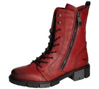 MUSTANG Damen Stiefelette Zierreißverschluss Trendiger Schnürboot 1443-504, Größe:39 EU, Farbe:Rot