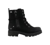 MUSTANG Damen Schnürboots Darleen – Lederimitat schwarz, Gr. 39, Weite G