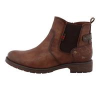 Winterboots MUSTANG SHOES "Elfi", Damen, Gr. 36, cognac, Lederimitat, Textil, used, Schuhe, Winterboots mit Stretcheinsatz, Topseller (86205620-36) cognac