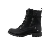 MUSTANG Damen Stiefeletten Elfi | Erwachsene Schnürstiefeletten | 15M0052001 | Weite G | Reißverschluss | Polyurethan (PU) | Black (00001) | 39 EU
