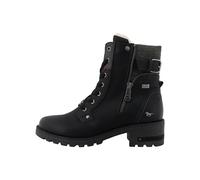 Winterstiefelette MUSTANG SHOES "Haukea", Damen, Gr. 37, schwarz, Lederimitat, Schuhe, Winterstiefelette, Boots mit Innenreißveschluss (11717319-37) schwarz