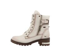 MUSTANG Damen Stiefeletten Haukea | Erwachsene KlassischeStiefeletten | 15M0082001 | Weite G | Reißverschluss | Polyurethan (PU) | Offwhite (00138) | 40 EU