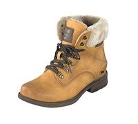 MUSTANG Damen Stiefeletten Warmfutter Schnürung 1295-609, Größe:39 EU, Farbe:Gelb