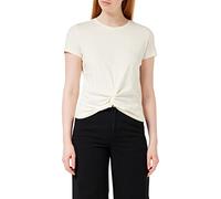 MUSTANG Damen Style Alexia C Knot T-Shirt Westlich, Flüsterweiß, XS