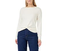 MUSTANG Damen Style Alexia C Knot T-Shirt Westlich, Whisper White 2013, XS