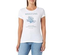 MUSTANG Damen Style Alexia C Print T-Shirt, General White 2045, L