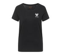 MUSTANG Damen Style Alma T-Shirt, Jet Black 4188, M