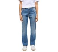 Mustang Damen Style Crosby Relaxed Straight Jeans, Jeansblau, 29W / 34L EU