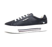 MUSTANG Damenschuhe Schnürschuhe Sportive Sneaker Blau Freizeit, Schuhgröße:37 EU