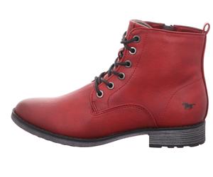 Mustang Damenschuhe Schnürstiefel rot rot - Gr. - 36