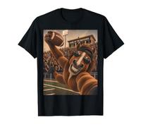 Mustang Empfänger Selfie Vintage Schule College Spiel Maskottchen Preisgünstiges Grafik-T-Shirt