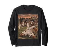 Mustang Goal Celebration Selfie Vintage Game Day Maskottchen Langarmshirt