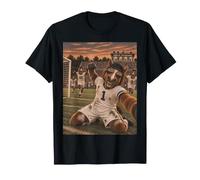 Mustang Goal Celebration Selfie Vintage Game Day Maskottchen T-Shirt
