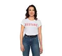 Mustang Gürtel aus Velourleder in Dunkelblau 100