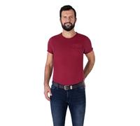 Mustang Gürtel aus Vollleder in Dunkelbraun 105