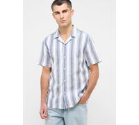 Mustang Hemd Herren Modern Fit Baumwolle blau, XXL