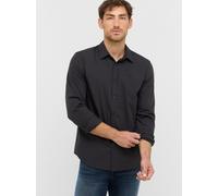 Mustang Herren Style Canton Hemd, Jet Black 4188, 56