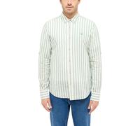 Mustang Hemd in Grün - Größe L | Herren Plussize