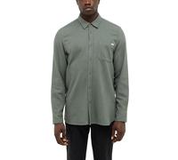 Langarmhemd MUSTANG "Herren Style Eastbridge", Herren, Gr. XL, US-Größen, grün 6473, Web, 100% Baumwolle, unifarben, casual, regular fit, Hemden (95768332-XL) grün 6473