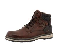 Winterboots MUSTANG SHOES "Mariko", Herren, Gr. 46, cognac, Lederimitat, Textil, used, Basic, Schuhe, Workerboots, Schnürboots mit TEX-Ausstattung (48724502-46) cognac