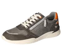 MUSTANG Herren Sneaker Schnürschuh elegant mit Reißverschluss zeitlos 4138-309, Größe:44 EU, Farbe:Grau