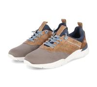Mustang Herren-Sneaker Taupe-Braun-Blau beige/schlamm46