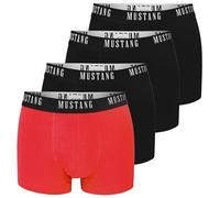 MUSTANG Herren Boxershorts 4er Set - Unterhosen aus Baumwolle, mit Logo Gr. M-XXL