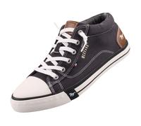 MUSTANG Herren Canvas Mid-Top Sneaker Schwarz EU 44