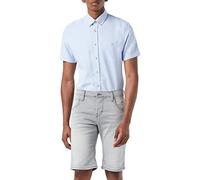 Mustang Jeans-Short Chicago in grau mit Kontrastnähten W38 Regular Fit