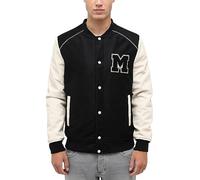 Mustang Herren College-Jacke in Lammleder-Wolle-Mix schwarz XL