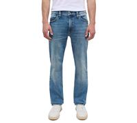 MUSTANG Herren Jeans Tramper Straight Straight Fit Blau - Light Blue Denim, Größe:33W / 32L, Farbvariante:Light Blue Denim 583