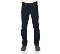 Straight-Jeans MUSTANG "Style Washington Straight", Herren, Gr. 34, Länge 34, schwarz (super schwarz), Denim/Jeans, Obermaterial: 99% Baumwolle, 1% Elasthan, unifarben, straight fit lang, Jeans Straig