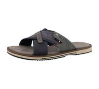 MUSTANG Herren Klassische Sandalen, Männer Sandalen,Sandaletten,bequem,Sommerschuhe,Freizeitschuhe,offene Schuhe,Blau,43 EU