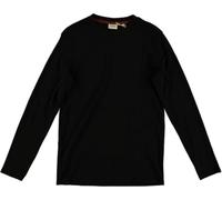 Mustang Langarmshirt Arlington in Schwarz aus Bio Baumwolle M Slim Fit