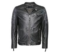 Lederjacke MUSTANG "31020248" Gr. XXL, grau (vintage grey) Herren Jacken Übergangsjacken (61879138-XXL)
