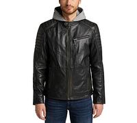 Lederjacke MUSTANG "3102137" Gr. 3XL, grau (grey) Herren Jacken Übergangsjacken (51383157-XXXL)