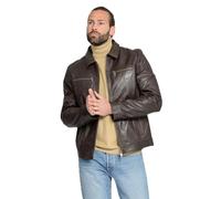 MUSTANG Herren Lederjacke 31021630 Dark Brown XL