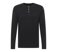 MUSTANG Herren Langarmshirt ARMINTO - Slim Fit S - 6XL Blau Schwarz Baumwolle, Größe:XL, Farbe:Black 4142