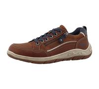 Sneaker MUSTANG SHOES "Benedetto", Herren, Gr. 41, cognac, Lederimitat, Textil, Schuhe Sneaker, Freizeitschuh, Halbschuh, Schnürschuh mit seitlichem Reißverschluss (88641535-41) cognac