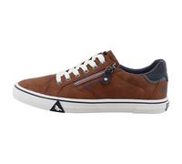 MUSTANG Herren Low-Top Sneaker, Männer Halbschuhe,schnürschuhe,schnürer,straßenschuhe,Strassenschuhe,Sportschuhe,Braun,44 EU