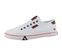 MUSTANG Herren Low-Top Sneaker, Männer Halbschuhe,Sportschuhe,Freizeitschuhe,Turnschuhe,Laufschuhe,Freizeit,sportlich,Weiß,44 EU