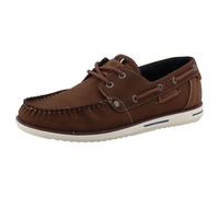 MUSTANG Herren Mokassin Slipper mit sportlicher Laufsohle 26M0051002, Größe:44 EU, Farbe:Braun